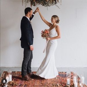 Lulus white dress from there wedding collection